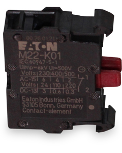 Contact element M22 1Ö M22-K01 front fixation